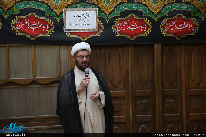 بازدید حجت الاسلام و المسلمین سید محمود دعایی از بیت امام در نجف