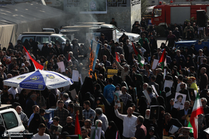 تجمع مردمی ضد صهیونیستیشهادت سید حسن نصرالله در میدان امام حسین (ع)