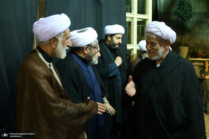 مراسم بزرگداشت آیت الله حسن صانعی (ره) در حسینیه جماران -1