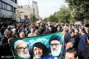 مراسم تشییع مرحوم اعظم طالقانی