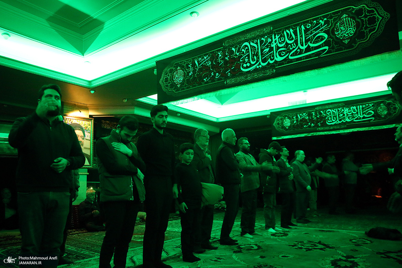 مراسم عزاداری شب شهادت حضرت فاطمه (س) در دارالزهرا (س)