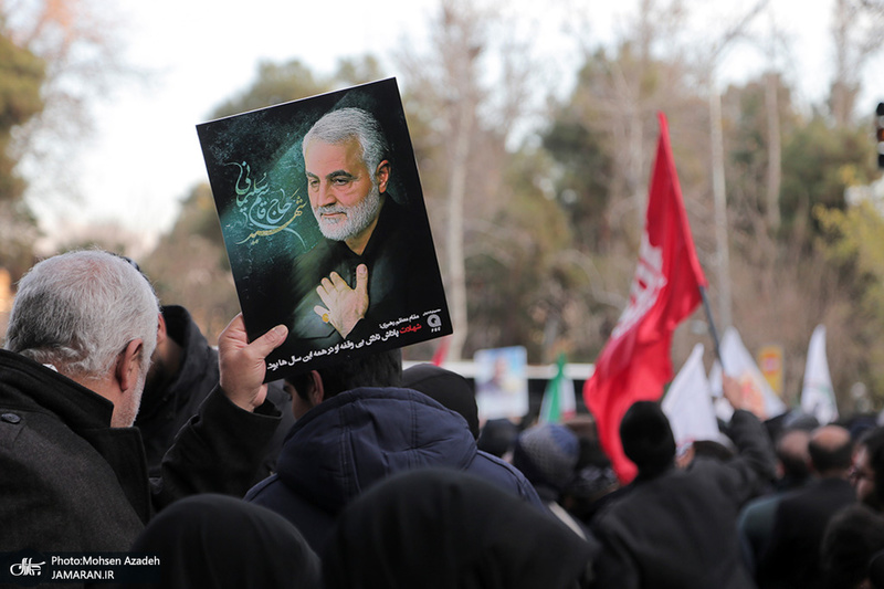 حضور میلیون ها تهرانی در تشییع پیکر مطهر سردار قاسم سلیمانی - 4