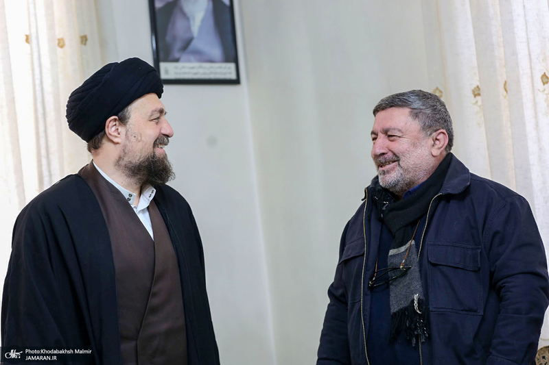 دیدار اعضای شورای مرکزی حزب اعتماد ملی با سید حسن خمینی