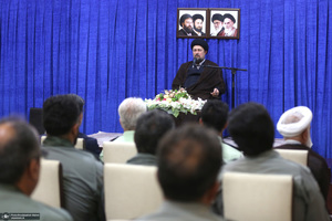 دیدار رئیس و مدیران سازمان حفاظت محیط زیست با سید حسن خمینی