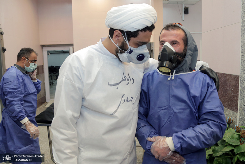 تغسیل با آب متوفیان مبتلا به کرونا در بهشت زهرا(س) تهران