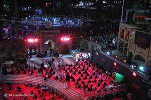 عزاداری شب اول محرم در امام زاده صالح و مسجد ارک تهران 