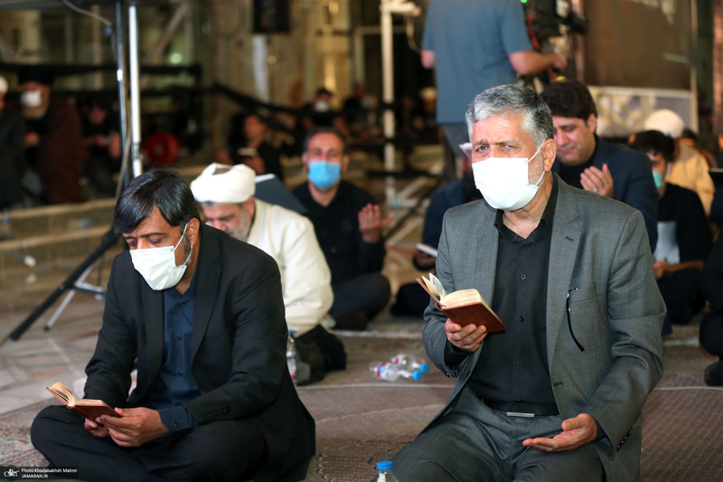 مراسم احیای شب بیست و یکم ماه رمضان در حرم مطهر امام خمینی (س)