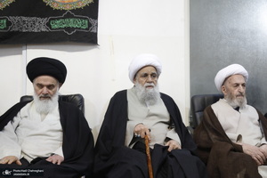 مراسم سالگرد همسر آیت الله العظمی سبحانی