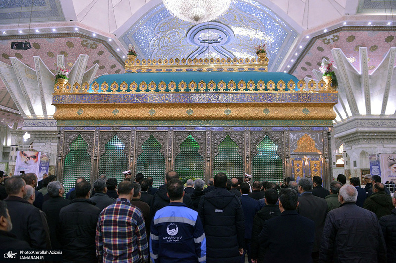 تجدید میثاق مدیران و معاونین شرکت آب و فاضلاب تهران با آرمان حضرت امام خمینی (س)