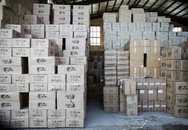 انبار مواد شوینده در سبزوار کشف شد