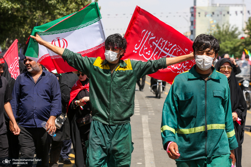 مراسم تشییع پیکر مطهر رهبر شهید انقلاب در تهران