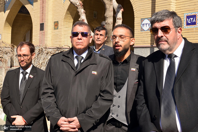 مراسم تشییع و خاکسپاری صلاح زواوی سفیر سابق فلسطین در تهران