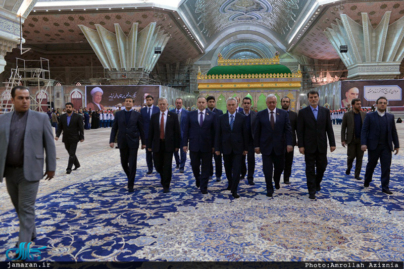 ادای احترام رئیس شورای جمهوری ملی بلاروس به مقام شامخ بنیانگذار جمهوری اسلامی ایران