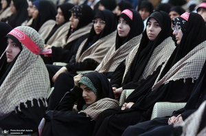 گردهمایی دانشجویان و طلاب بسیجی در حرم مطهر امام خمینی (س)