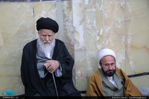 مراسم چهلم آیت الله حاج نصرالله شاه آبادی(ره) در مسجد اعظم قم