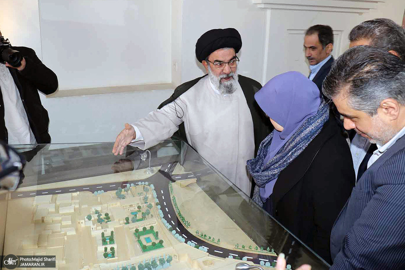 بازدید سخنگوی دولت از بیت تاریخی امام خمینی