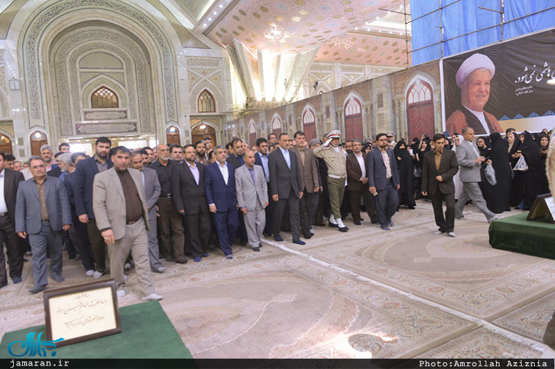 تجدید میثاق وزیر و کارکنام وزارت آموزش و پرورش با آرمان های حضرت امام(س)