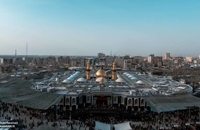 تصاویر هوایی از بین‌الحرمین کربلا در آستانه اربعین (6)