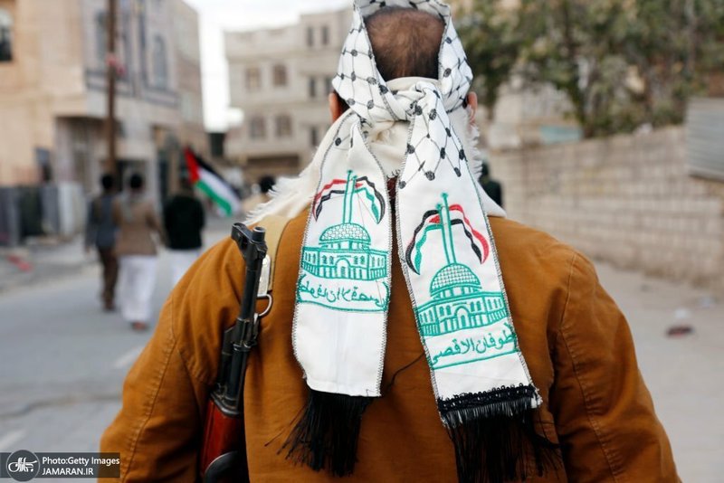 راهپیمایی گسترده یمنی ها در حمایت از مردم بی دفاع غزه