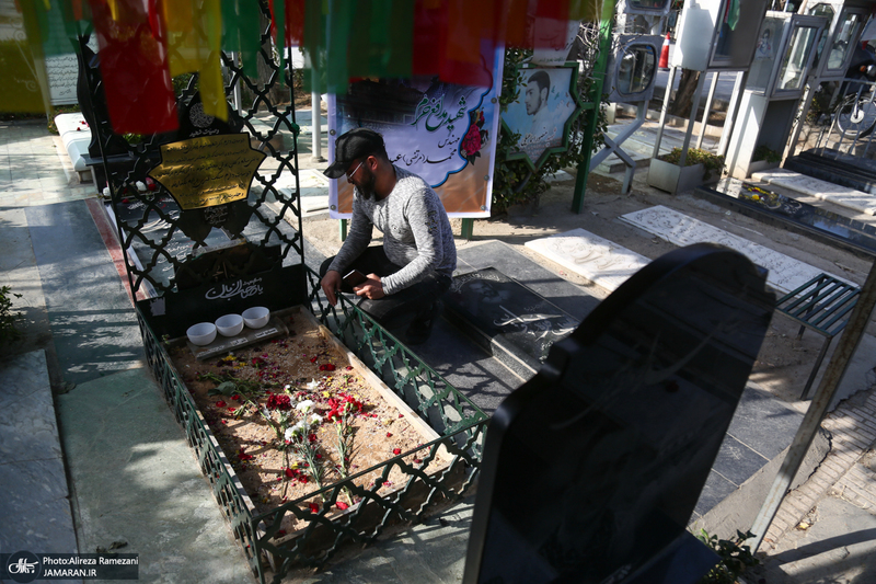 مراسم آخرین پنجشنبه سال در بهشت زهرا (س)