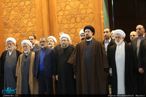 تجدید میثاق رئیس قوه قضائیه و مسئولان عالی قضایی با آرمان‌های امام خمینی(س) 