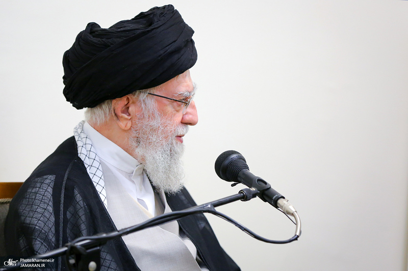 دیدار خانواده شهدای اخیر نیروی پدافند هوایی ارتش با رهبر معظم انقلاب