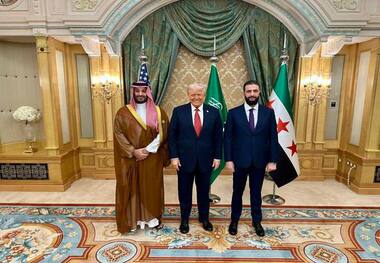 ترامپ در دیدار جولانی: روابط با اسرائیل را عادی سازی کن و فلسطینی ها را بیرون بنداز! + تصاویر