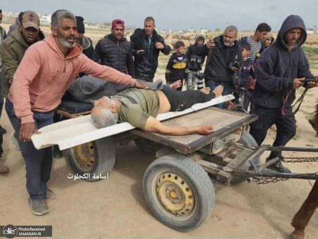  آوارگی فلسطینی ها از غزه + عکس ها