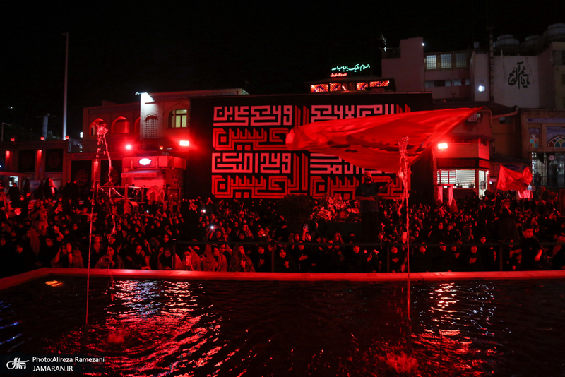 مزاسم شب تاسوعای حسینی (ع) در امام زاده صالح (ع)