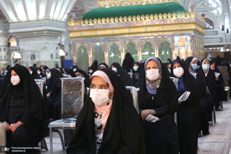 مراسم سالروز میلاد حضرت زهرا(س) و امام خمینی(ره) در حرم مطهر بنیانگذار جمهوری اسلامی ایران