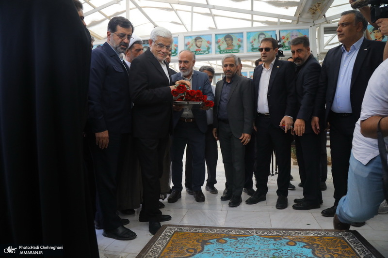 حضور محمدرضا عارف در قم
