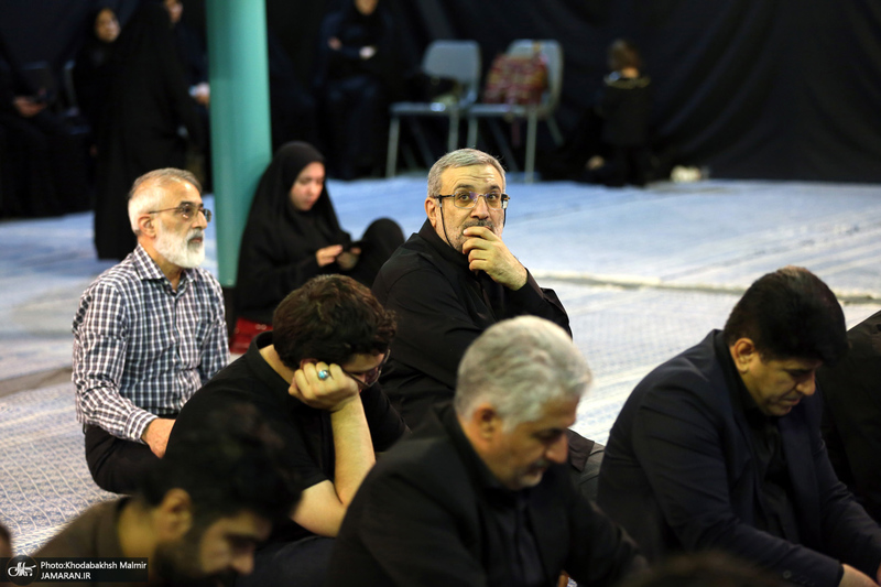 مراسم عزاداری هیئت «حسین جانم» در حسینیه جماران