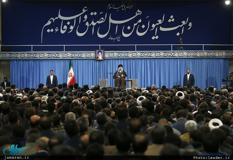  دیدار وزیر و جمعی از کارکنان وزارت اطلاعات با رهبر معظم انقلاب