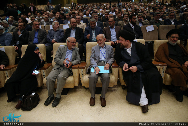 حضور سید حسن خمینی در نخستین کنگره حزب مجمع ایثارگران-1