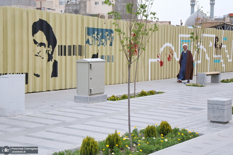 مراسم آغاز  سال 1401 در حرم کریمه اهل بیت (ع)‎