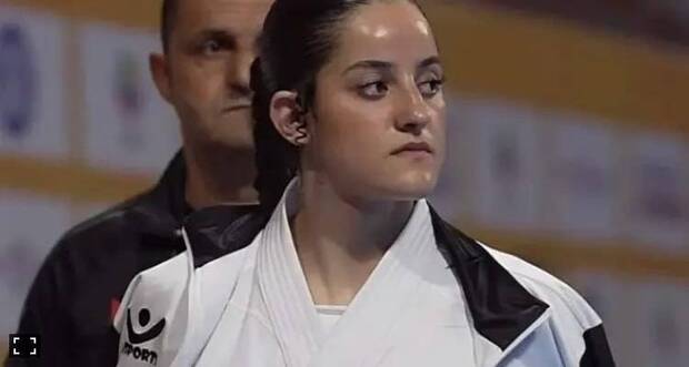 دخترفلسطینی قهرمان کاراته جهان شد + عکس