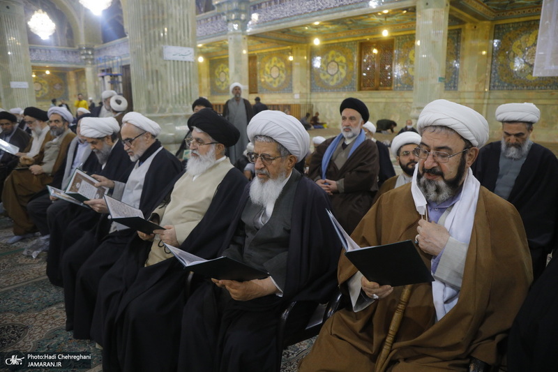 مراسم بزرگداشت آیت الله موسوی بجنوردی (ره) در قم - 1