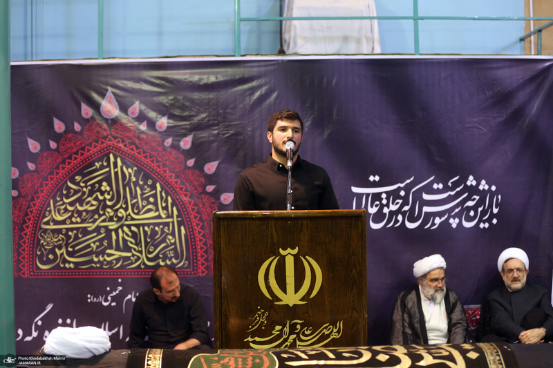 مراسم تشییع مرحوم آیت الله آقای حاج شیخ حسین هاشمیان در حسینیه جماران -2