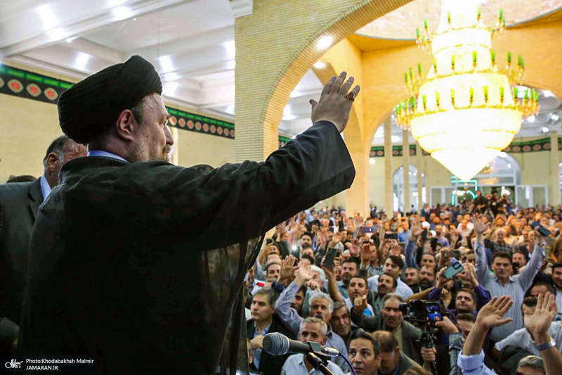 حضور سید حسن خمینی در روستای خیارج استان قزوین -2