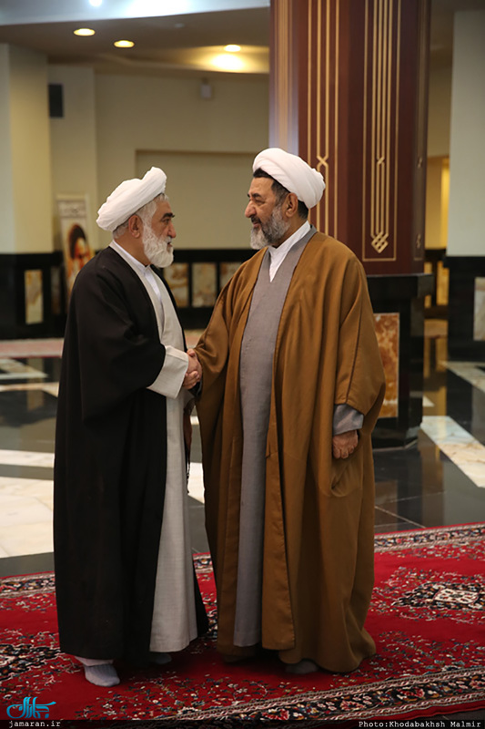 حاشیه تجدید میثاق رئیس قوه قضائیه و مسئولان عالی قضایی با آرمان‌های امام خمینی(س)