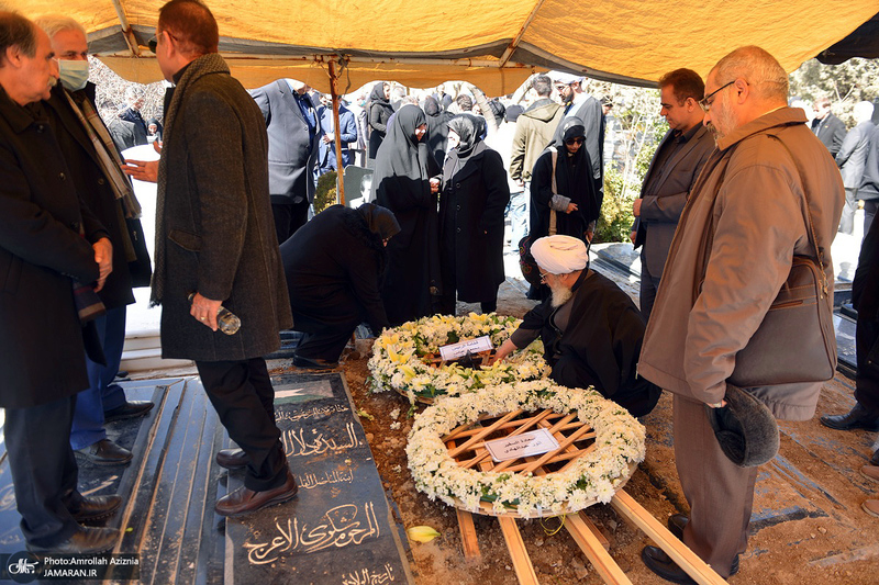 مراسم تشییع و خاکسپاری صلاح زواوی سفیر سابق فلسطین در تهران