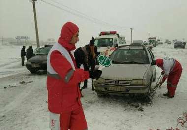 لغزندگی جاده های آذربایجان شرقی همراه با مه غلیظ