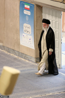 حضور رهبر معظم انقلاب اسلامی در انتخابات ریاست جمهوری چهاردهم