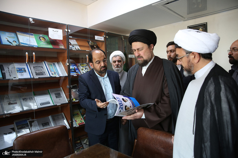 بازدید سید حسن خمینی از موسسه تنظیم و نشر آثار امام خمینی (س)