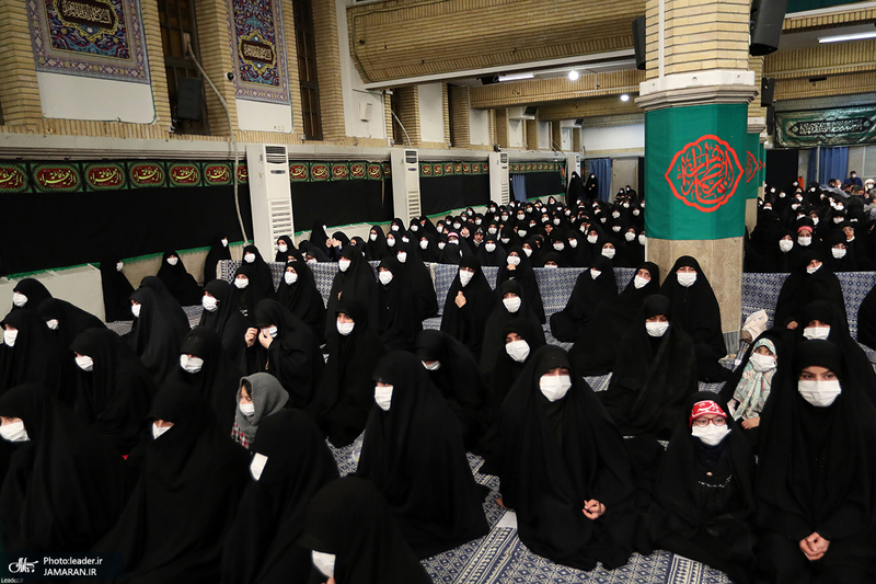 دومین شب مراسم عزاداری حضرت فاطمه‌زهرا (س) در حسینیه امام خمینی