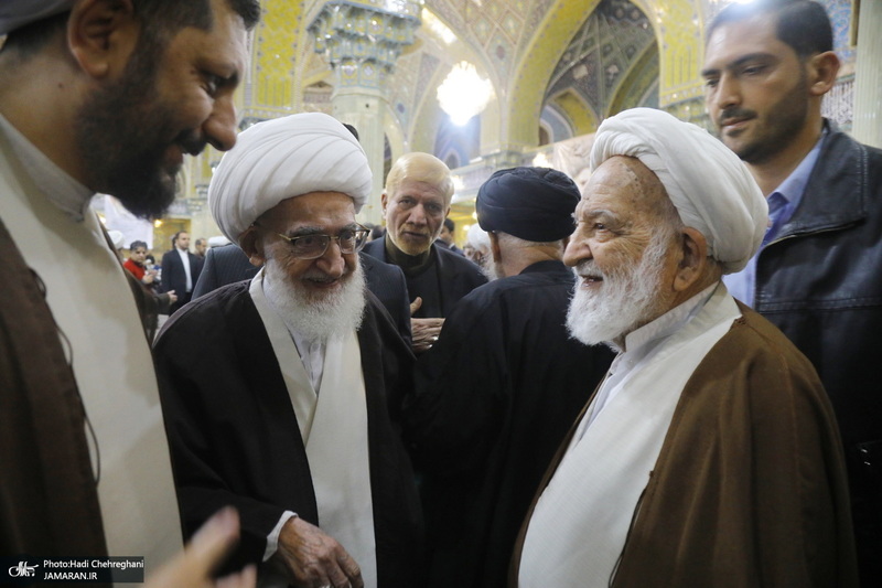 مراسم بزرگداشت آیت الله موسوی بجنوردی (ره) در قم - 1