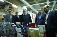 روحانی به سازمان اسناد و کتابخانه ملی ایران رفت (8)