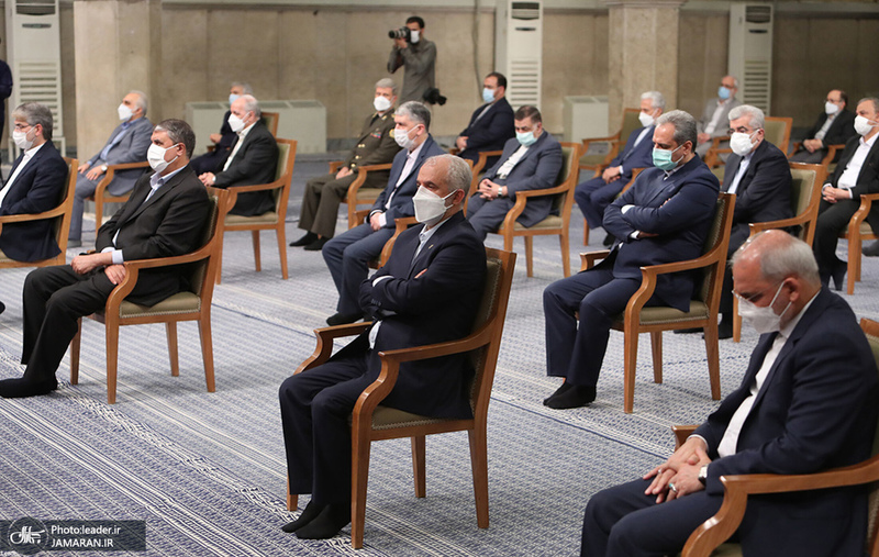 آخرین دیدار رئیس‌جمهور و اعضاء هیئت دولت دوازدهم با رهبر معظم انقلاب