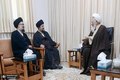 دیدار آیت‌الله سید حسن خمینی با آیت الله العظمی جوادی آملی