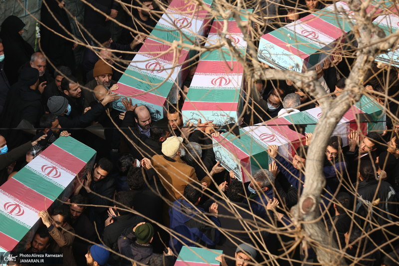 مراسم تشییع 200 شهید گمنام دفاع مقدس در تهران - 4